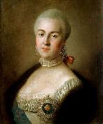 Pietro Antonio Rotari Portrait of Grand Duchess Yekaterina Alexeyevna Sweden oil painting artist